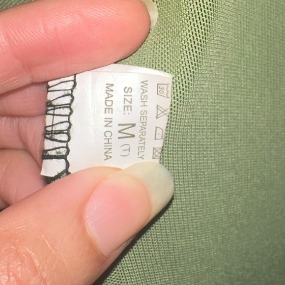 Vintage Sheer Green and Black Jumpsuit with Contrasting Trippy Swirl Lining M/L - Picture 15 of 16